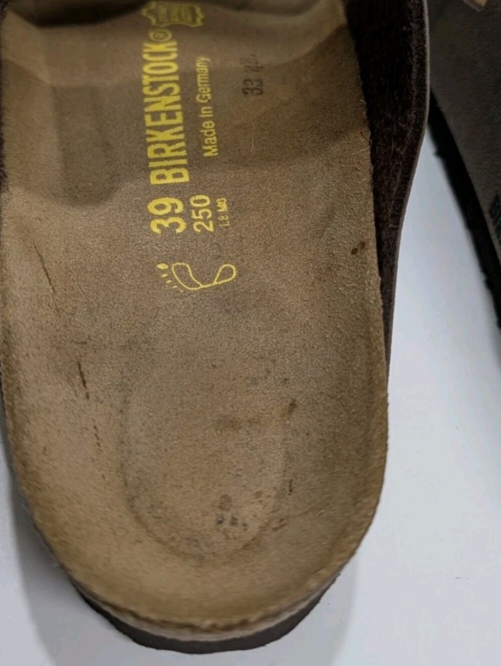 Birkenstock Arizona Slides Sandals Mens Brown 30 L8 M6 - Picture 14 of 14